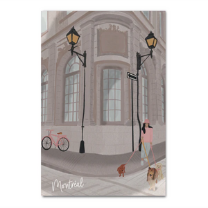 Carte postale Les rues du Vieux Montréal - arloca