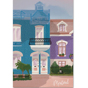 Carte postale Milton-Parc Montréal - arloca