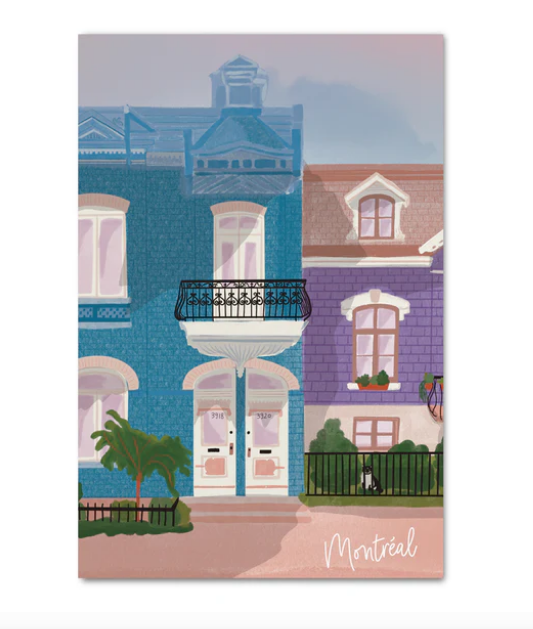 Carte postale Milton-Parc Montréal - arloca