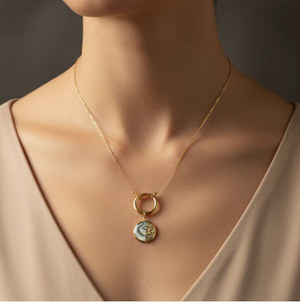 Collier marbré d'Or - arloca