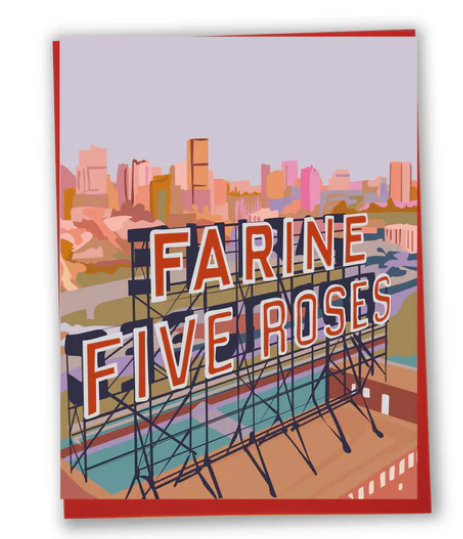 Carte de souhaits Farine Five Roses - arloca