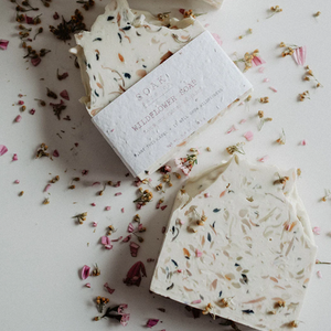 Barre de savon aux fleurs sauvage - arloca