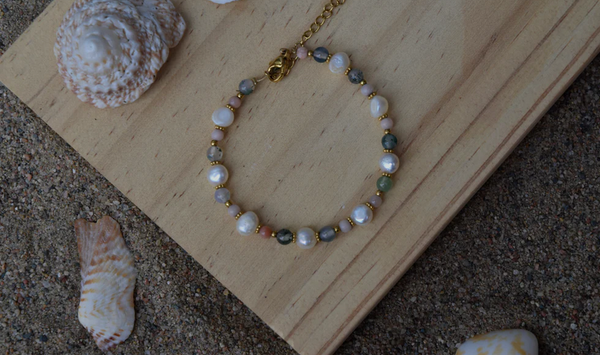 Bracelet de perles Sandy Dunes - arloca