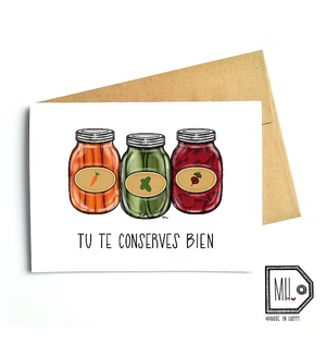 Tarjeta de felicitación Te conservas bien