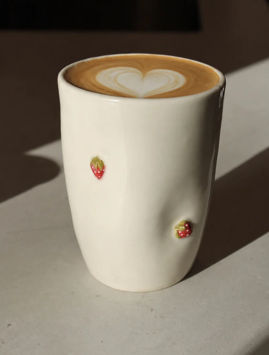 Tasse en céramique Fraise