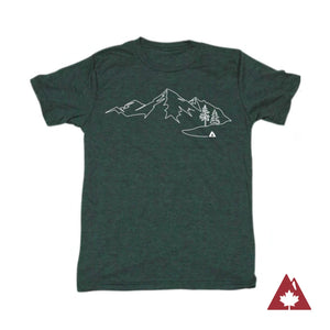 T-shirt vert Piste unique de la marque Ambler