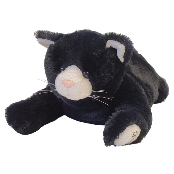 Peluche chauffante Chat noir