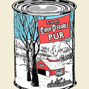 Affiche Sirop d'érable pur - arloca