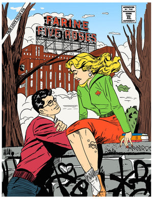 Affiche Date Farine Five Roses - arloca