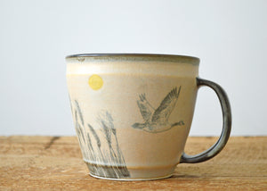Tasse en porcelaine Outardes de Catherine de Abreu