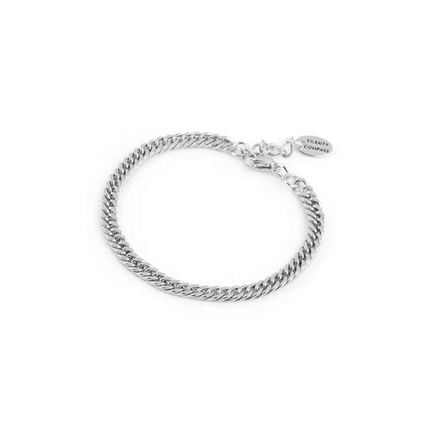 Bracelet miami en argent pour homme