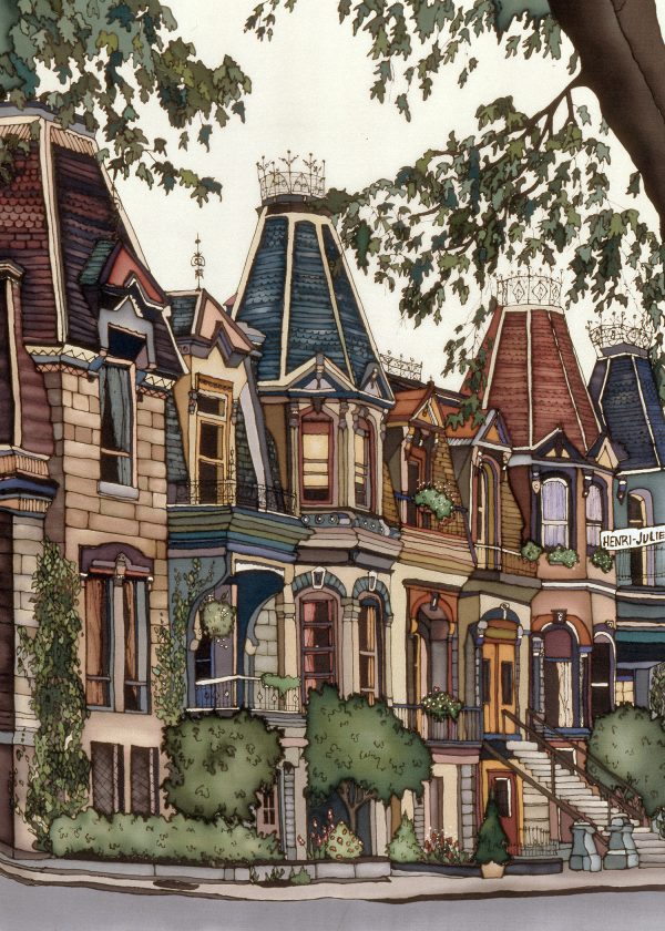 Aimants décoratifs de sites emblématiques de Montréal