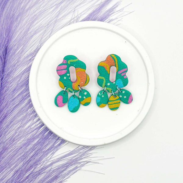 Boucles d'oreilles Sweet pea