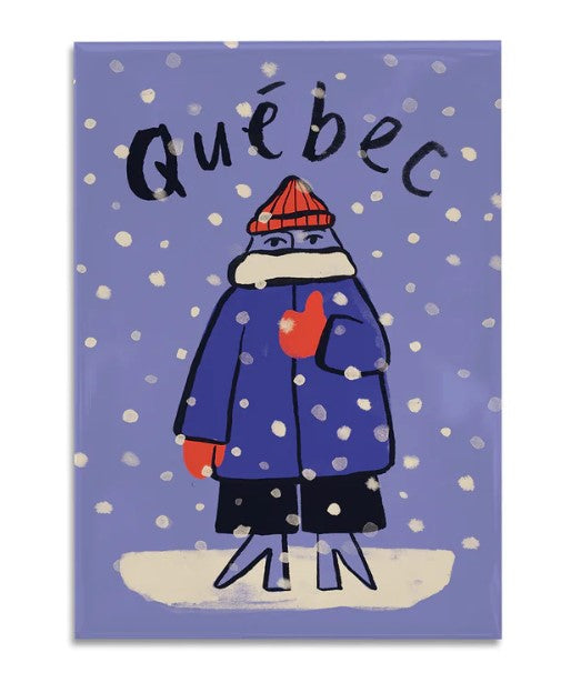 Aimant Québec en Hiver