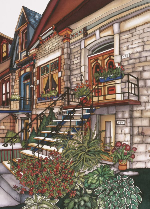 Aimants décoratifs de sites emblématiques de Montréal