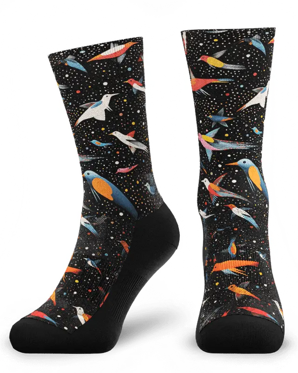 Bas unisexe Oiseaux nuit - arloca