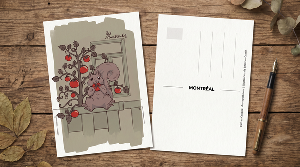 Carte postale L'Écureuil