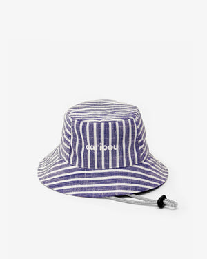 Chapeau pour enfant rayé indigo - arloca