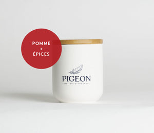 Bougie Pommes épicées de Pigeon Atelier