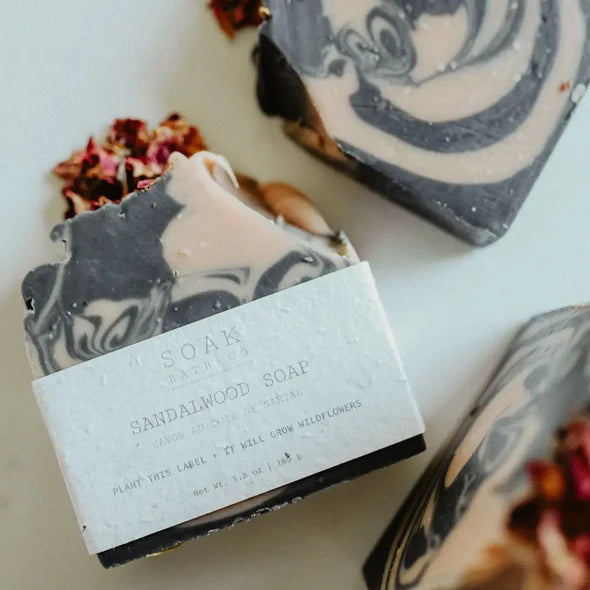 Barre de savon au Bois de santal