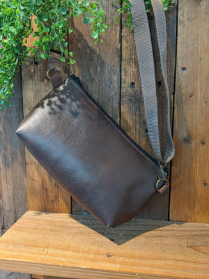 Petit sac avec rabat en cuir - arloca