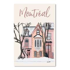 Carte de souhaits façades de Montréal - arloca - conçu au canada - fabriqué au canada