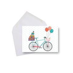 Mini Carte - Bonne fête bcyclette - arloca - conçu au canada - fabriqué au canada