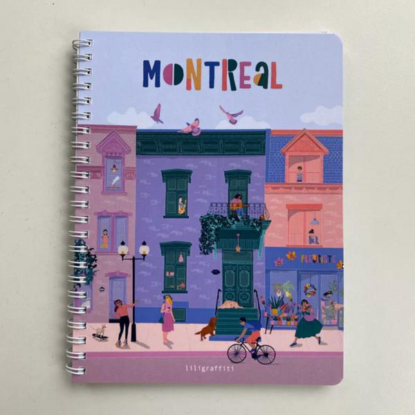 Cahier à spirales Montréal