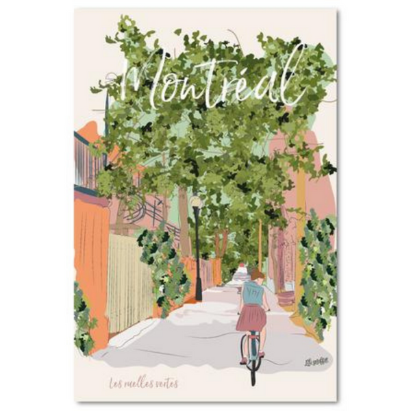 Carte postale Ruelle verte de Montréal