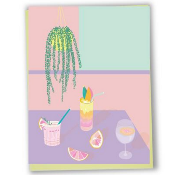 Carte de souhaits Cocktails d'été