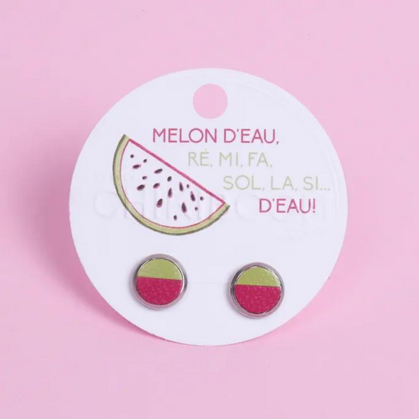 Boucles d'oreilles Melon d'eau