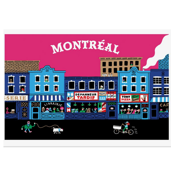 Carte postale Montréal dépanneur