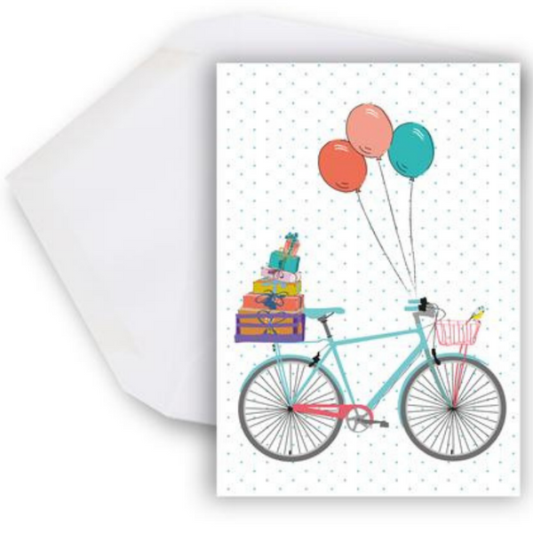 Maxi carte de souhaits Bicyclette