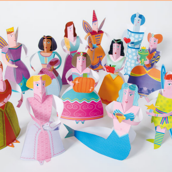 Bricolage en papier Les fées et princesses