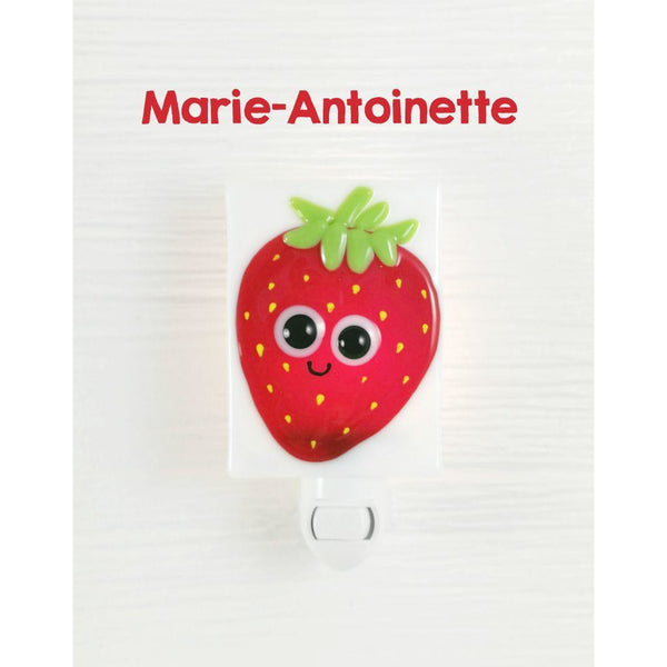 Veilleuse fraise Marie Antoinette - arloca - conçu au canada - fabriqué au canada